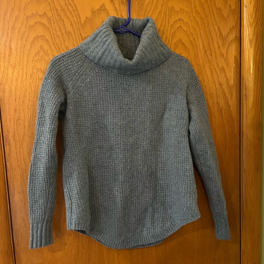 Blue Pendleton Wool Turtleneck Sweater